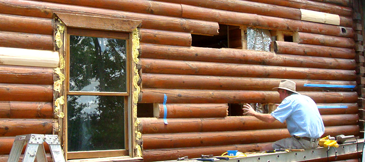 Log Home Repair Monroe County, Georgia