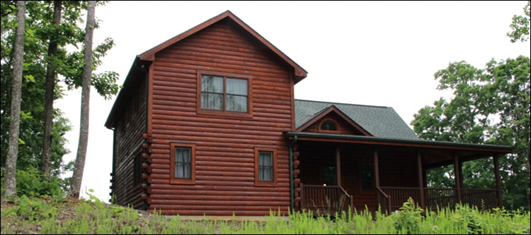 Professional Log Home Borate Application  Monroe County, Georgia